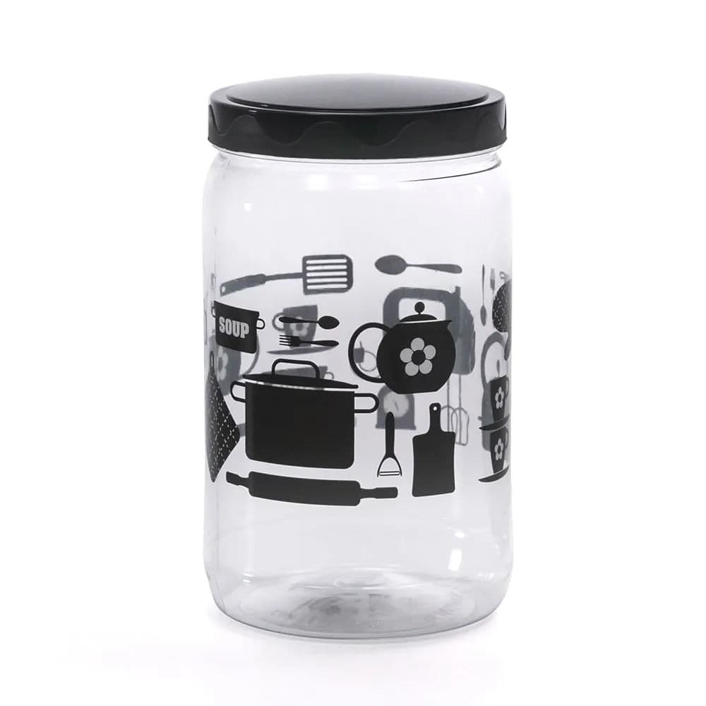 Pote Utensílios 1,9l Preto - Bl Ud