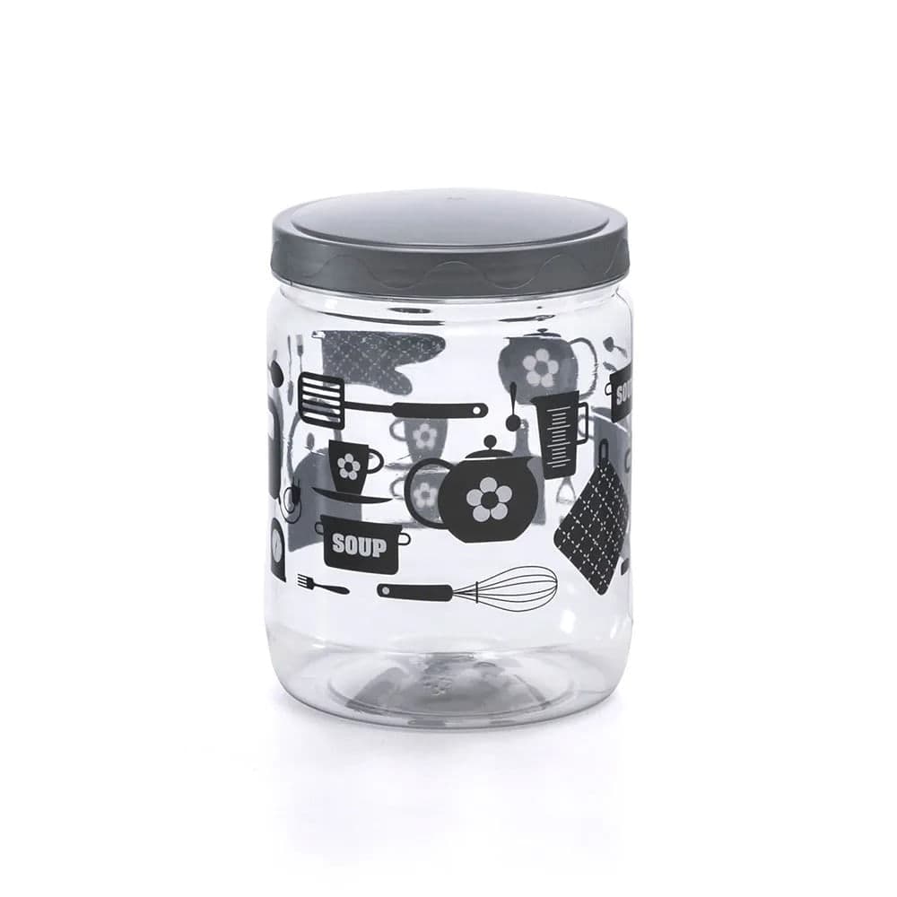Pote Utensílios 1l Cinza - Bl Ud