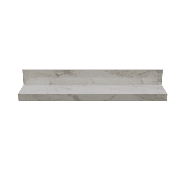 Prateleira de Banheiro Porcelanato Marmorizado Gold 6x15x80 Bongut