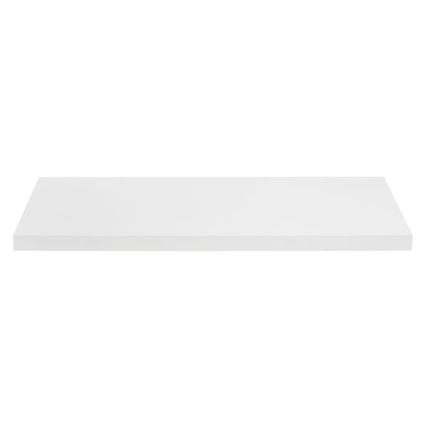Prateleira de Madeira MDP Branca 90x40cm com Suporte Invisível Classic Spaceo