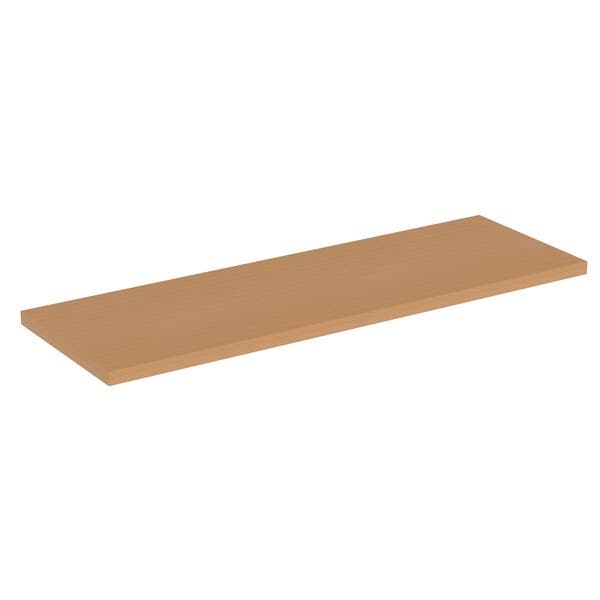Prateleira de Madeira MDP Freijó 60x30cm com Suporte Visível Multivisão