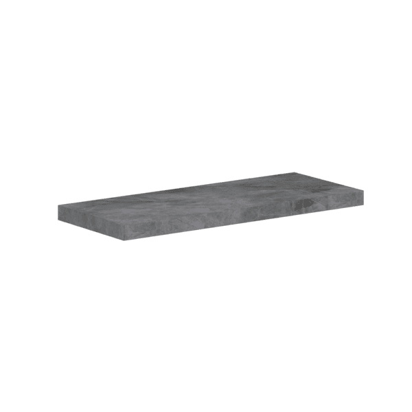 Prateleira de Porcelanato 100x40cm Cinza Unique Cozimax