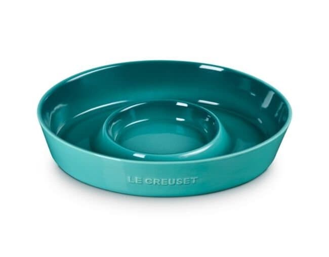 Prato Para Aperitivo Signature Le Creuset Bleu Riviera 34 cm
