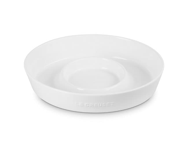 Prato para Aperitivo Signature Le Creuset Branco 34cm
