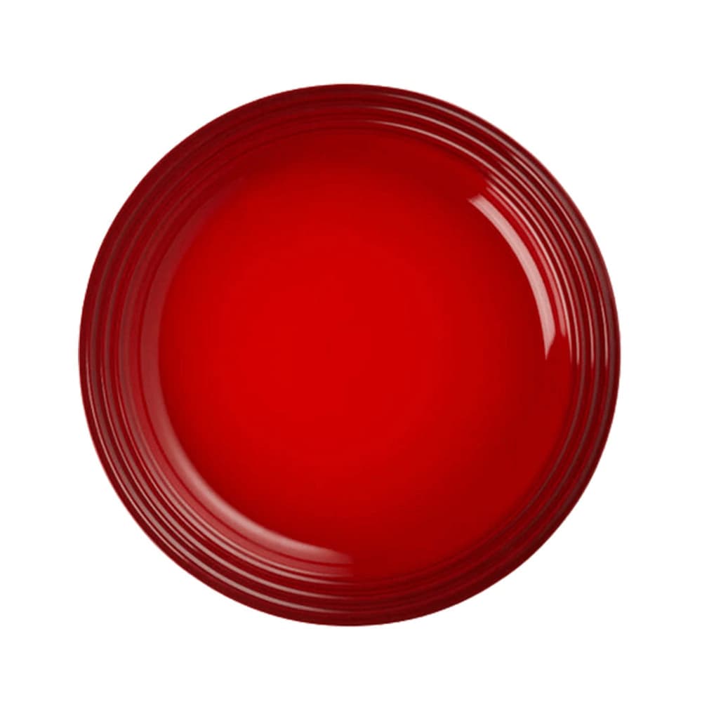Prato para Sobremesa de Cerâmica Le Creuset Vermelho 22cm