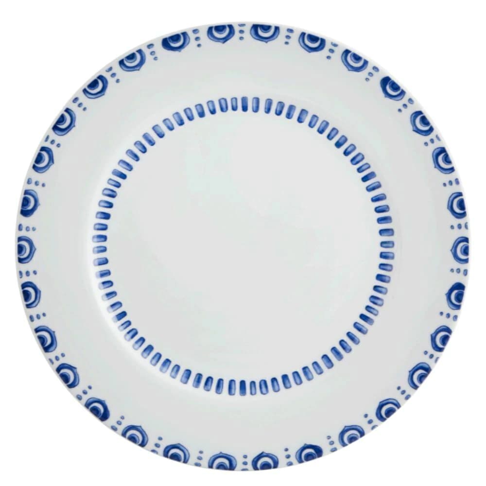 Prato Raso de Porcelana Azure Vista Alegre 27CM 6PÇS