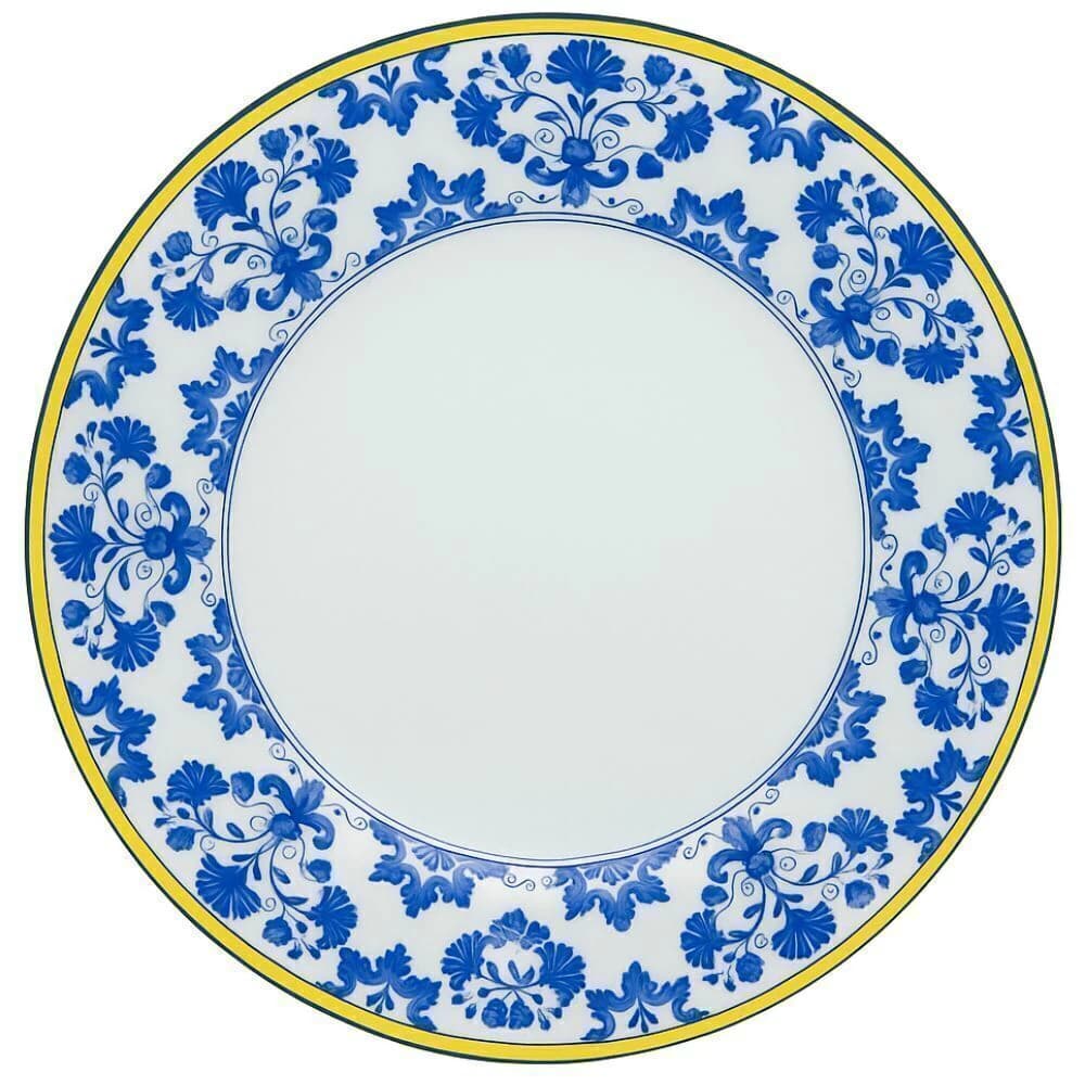 Prato Raso de Porcelana Vista Alegre Castelo Branco 23cm 6pçs