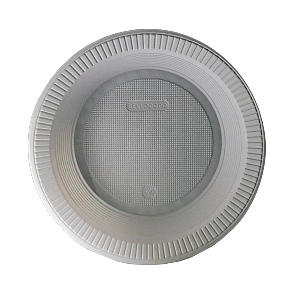 Prato Raso Descartável 21cm Branco 10 Unidades - Bello Festas