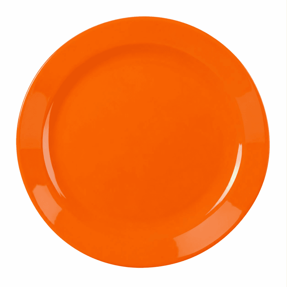 Prato Raso Mix And Match em Porcelana Laranja - L´hermitage