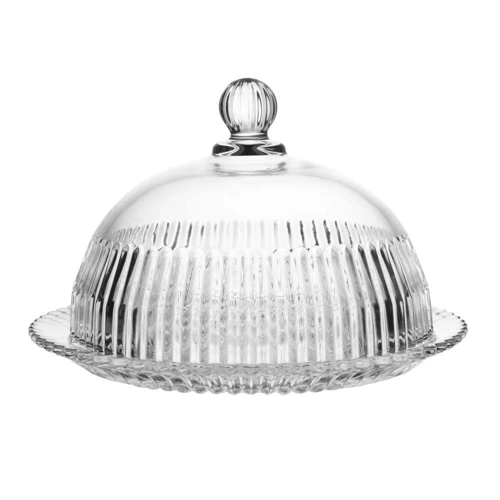 Queijeira de Cristal com Tampa Imperatriz 20cm - Wolff