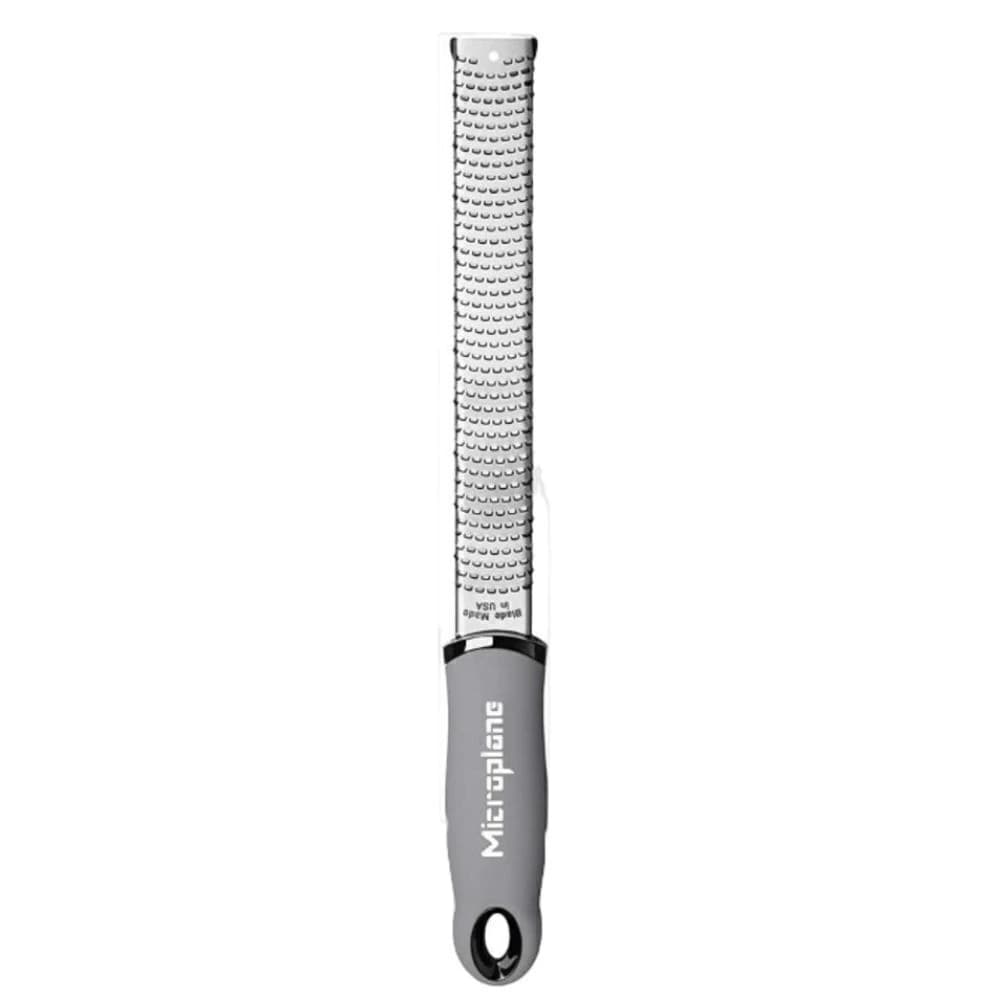 Ralador Zester de Aço Inox Microplane Classic Cinza 30cm
