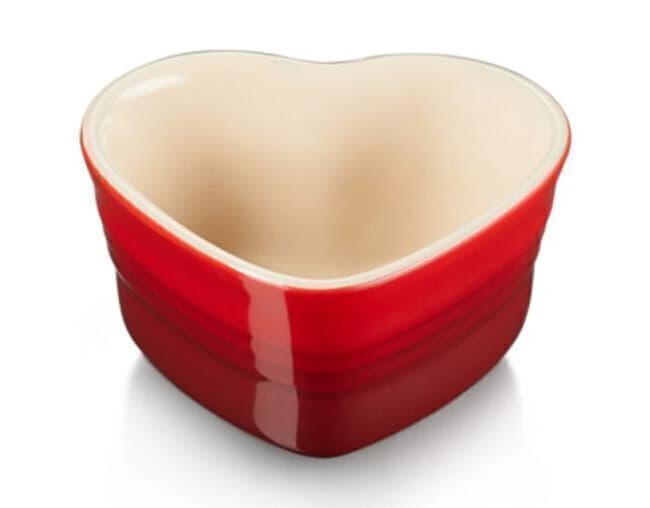 Ramekin de Coração Le Creuset