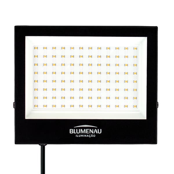 Refletor LED Luz Branca 100W 7800 Lúmens Bivolt Blumenau Iluminação