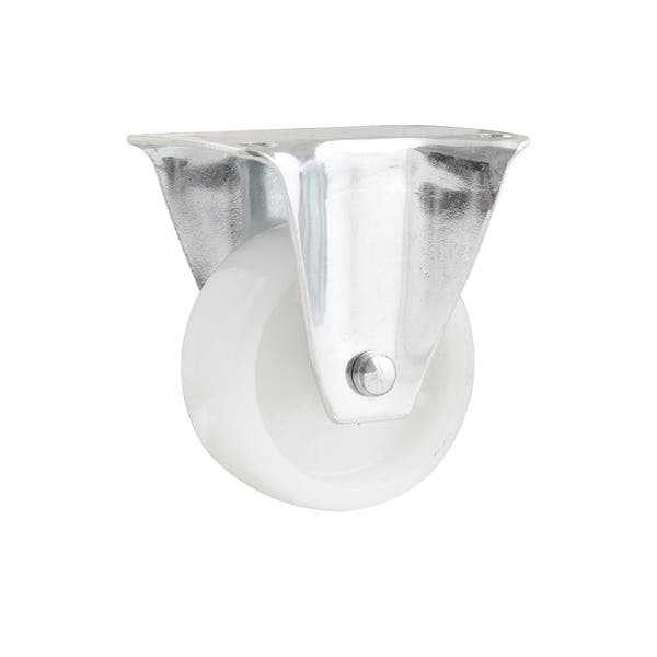 Rodízio de Plástico sem Freio Branco 25mm até 10kg Vonder