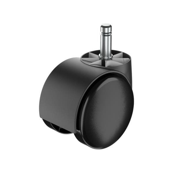 Rodízio de Plástico sem Freio Preto 50mm até 40kg Standers