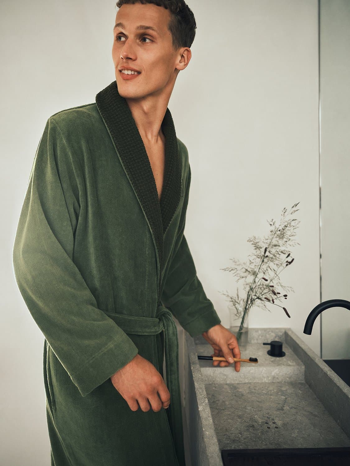 Roupão Masculino Double B Boss Home Cipreste G