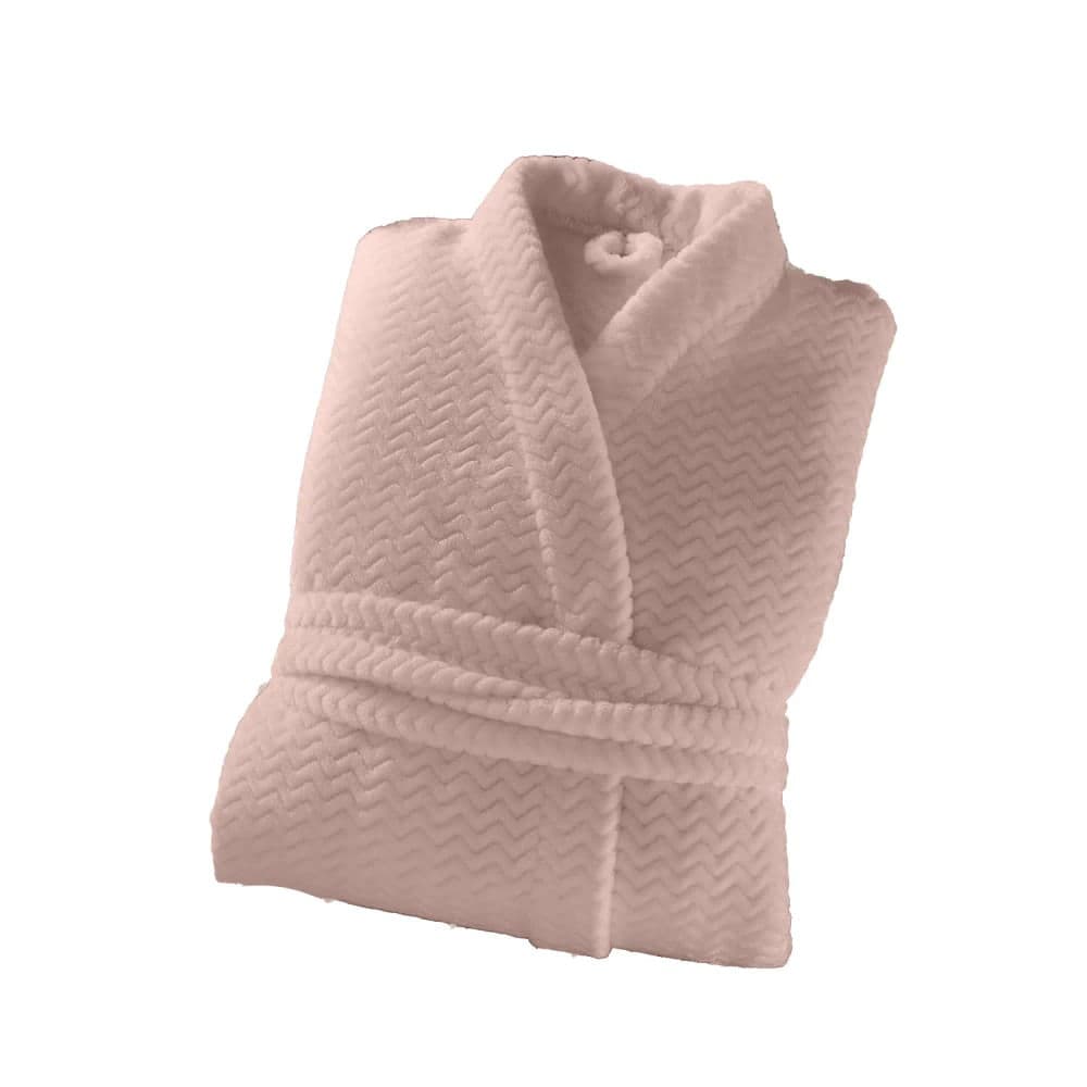 Roupão Plush Tweed G Rosa Tule - Hedrons