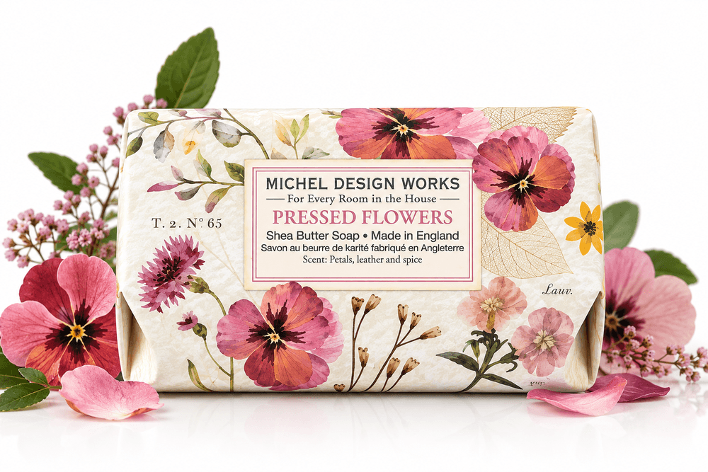Sabonete em Barra 189g Pressed Flowers - Michel Design