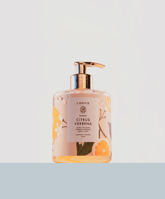 Sabonete Líquido Citrus Verbena Arabesc 350ml - Lenvie