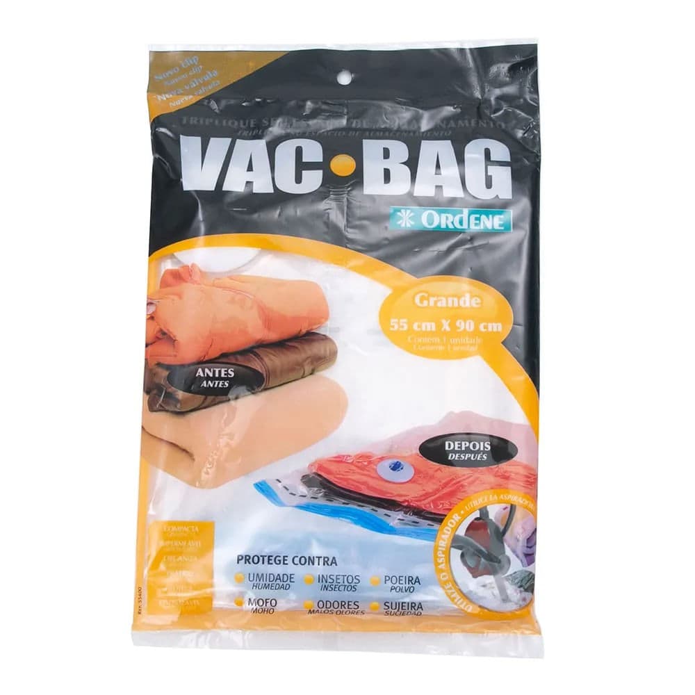 Saco a Vácuo Vac Bag Grande 55x90cm - Ordene