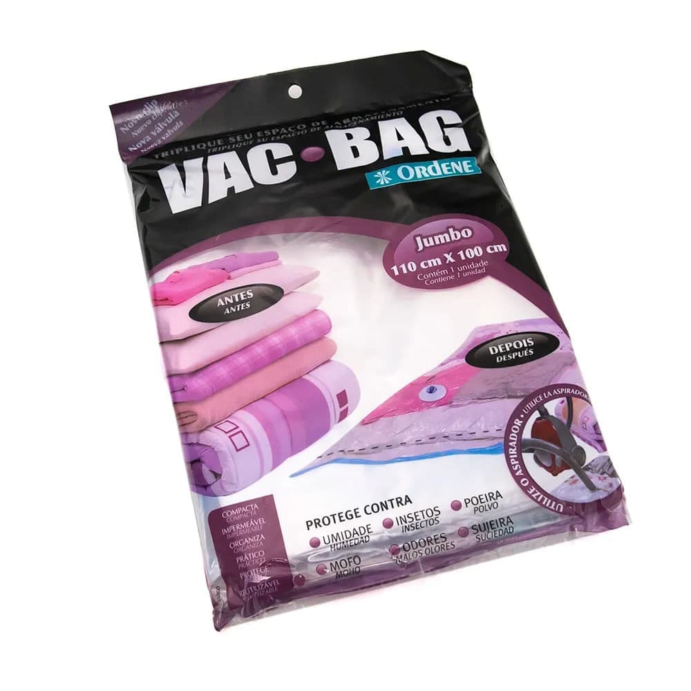 Saco a Vácuo Vac Bag Jumbo 100x110cm - Ordene