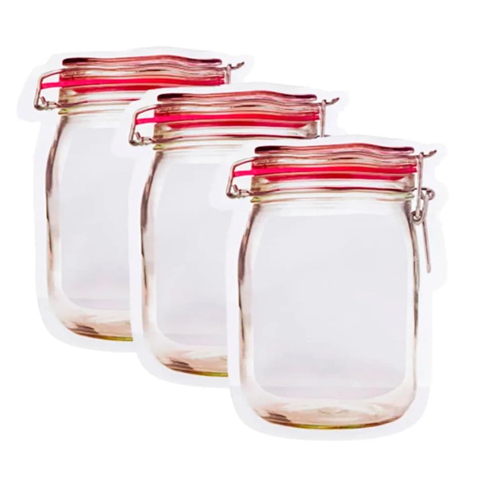 Saco Hermético Zip Lock 24cm 3 Unidades - Plasvale