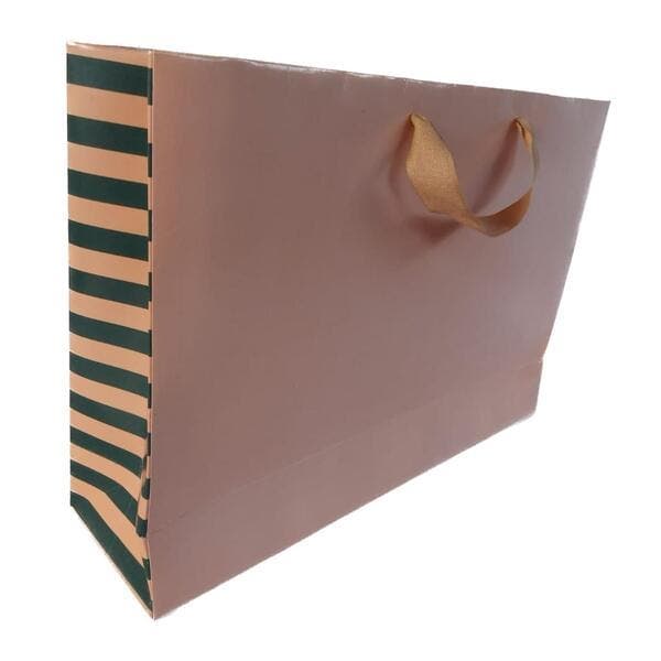 Sacola De Papel Presente Nude Grande 45X30X12 Target