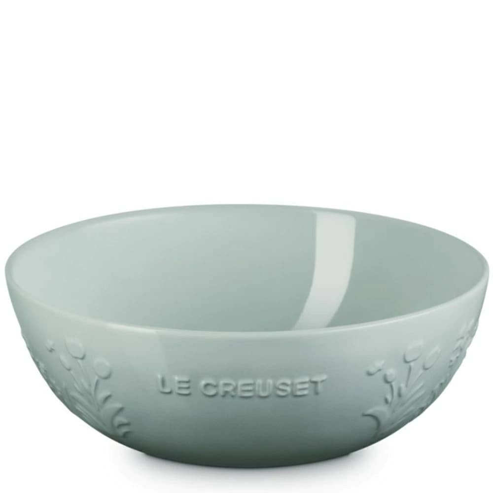 Saladeira de Cerâmica Le Creuset Jardin Sea Salt 25cm