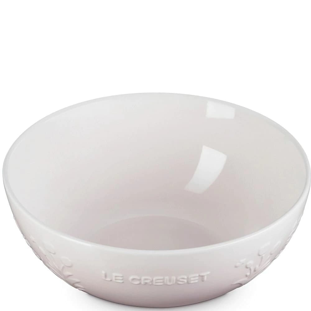 Saladeira de Cerâmica Le Creuset Jardin Shell Pink 25cm