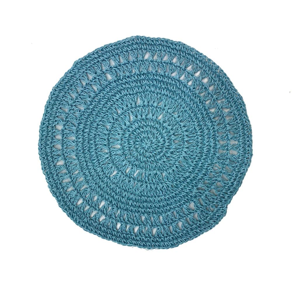 Serviço Americano Tricot Azul Glacial - Yoi