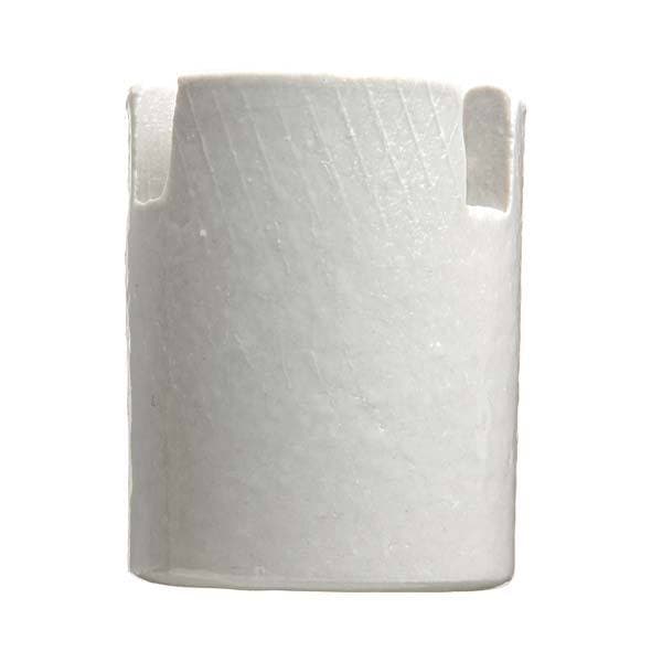 Soquete de Porcelana para Lâmpada Rosca E27 Cônico Branco Incer Morumbi
