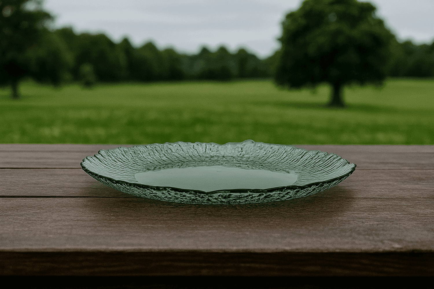 Sousplat Acrílico Entrecasa Verde 32 cm