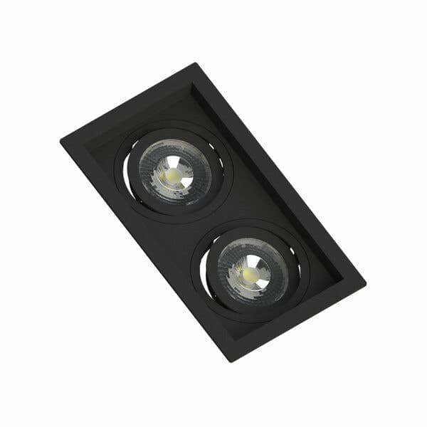 Spot de Embutir Recuado Preto PAR20 Save Energy