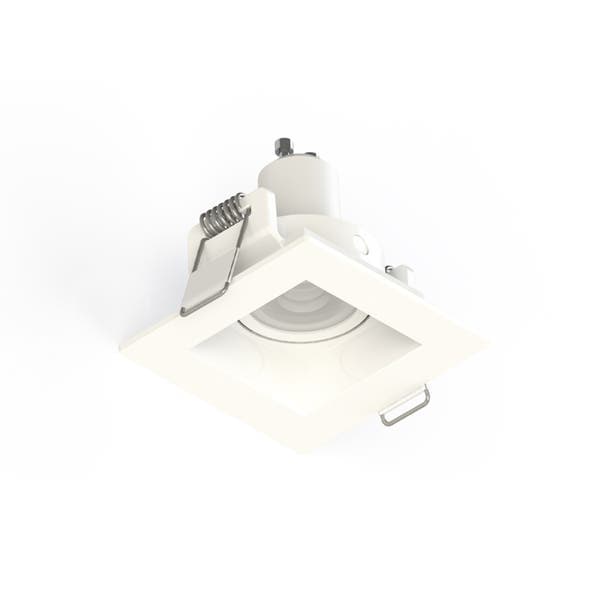 Spot de Embutir Recuado Quadrado Mini Dicroica Branco Save Energy