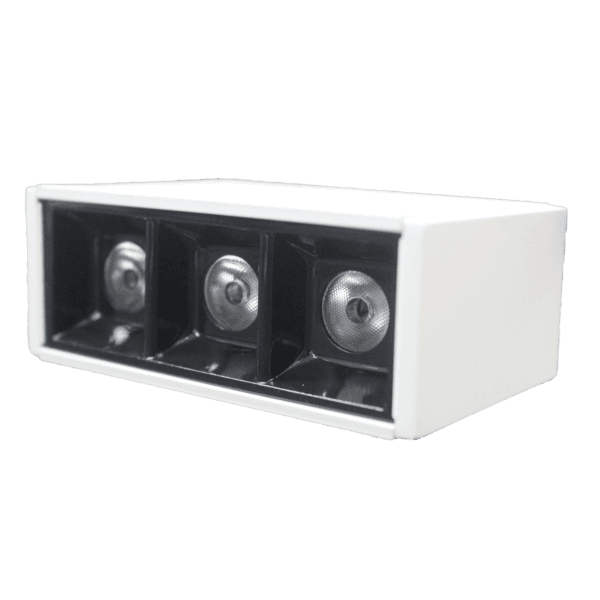 Spot de Sobrepor Branco Com LED Luz Amarela 6W Focco IP20 Gaya
