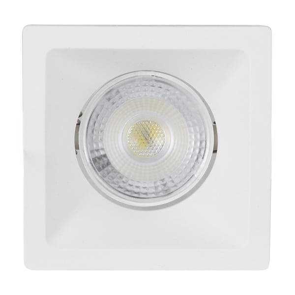 Spot Recuado Emb. Quad. 74mm ABS+PC 3W Bi-Volt LED 6.500K - Branco