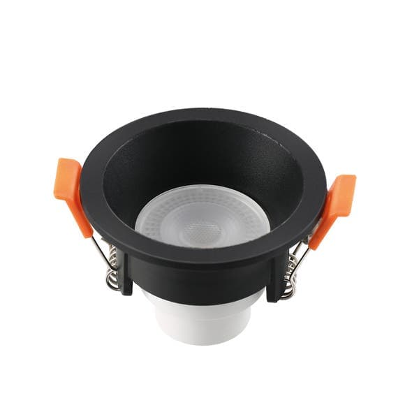Spot Recuado Emb. Red. 94mm ABS+PC 6W Bi-Volt LED 6.500K - Preto