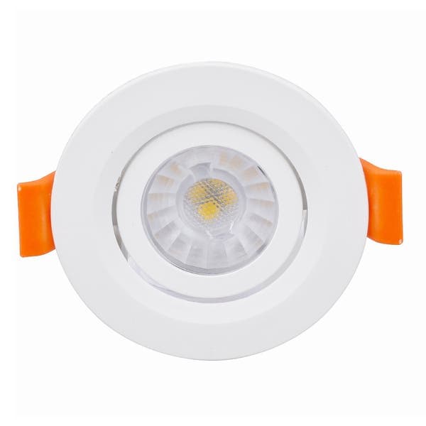 Spot Redondo Branco de Embutir LED 3W Luz Neutra Blumenau Bivolt