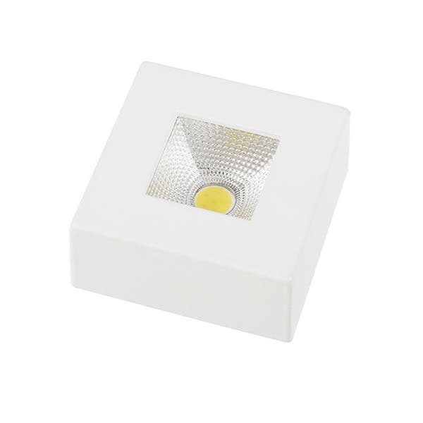 Spot Sobrepor Quadrado Branco Com LED Luz Neutra Avant Iluminação
