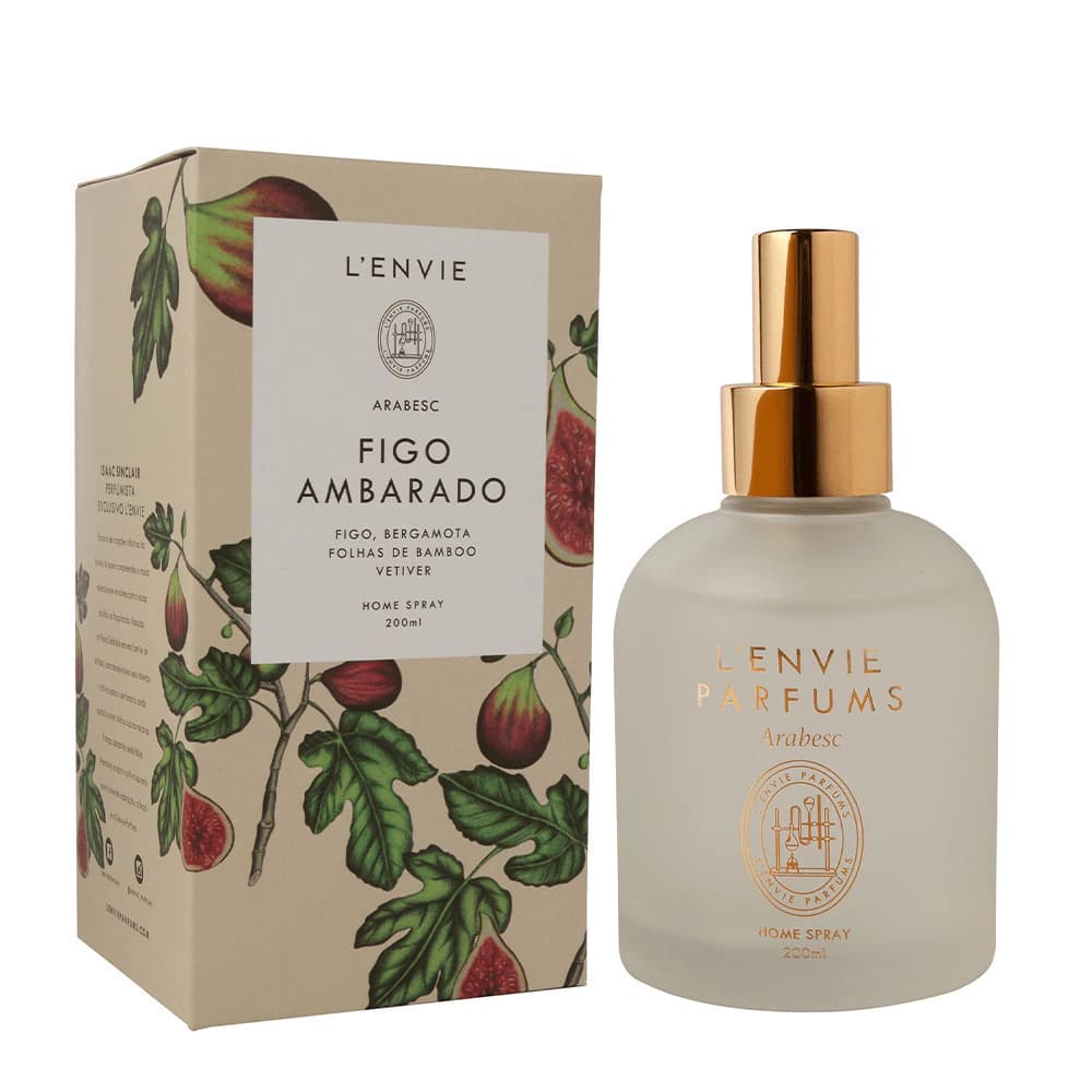 Spray Aromático Lenvie Arabesc Figo Ambarado 200ml