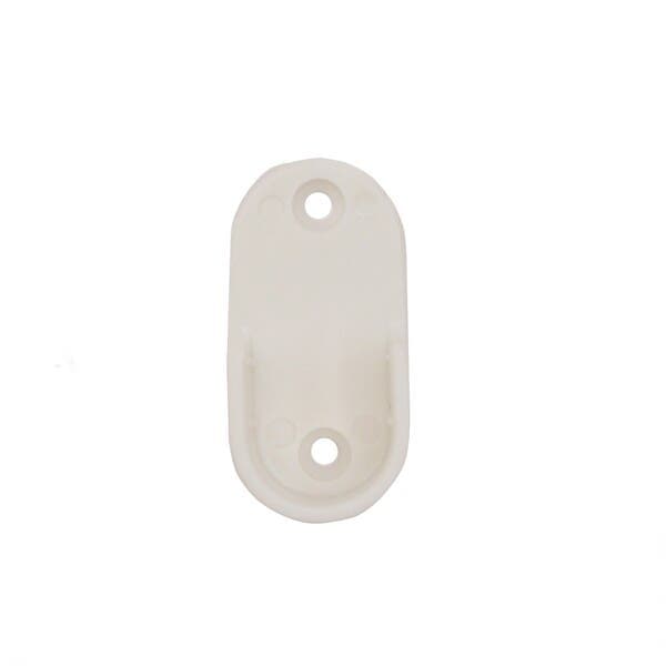 Suporte Concha para Cabide de Parafusar Branco Acessórios para Móveis Sfor