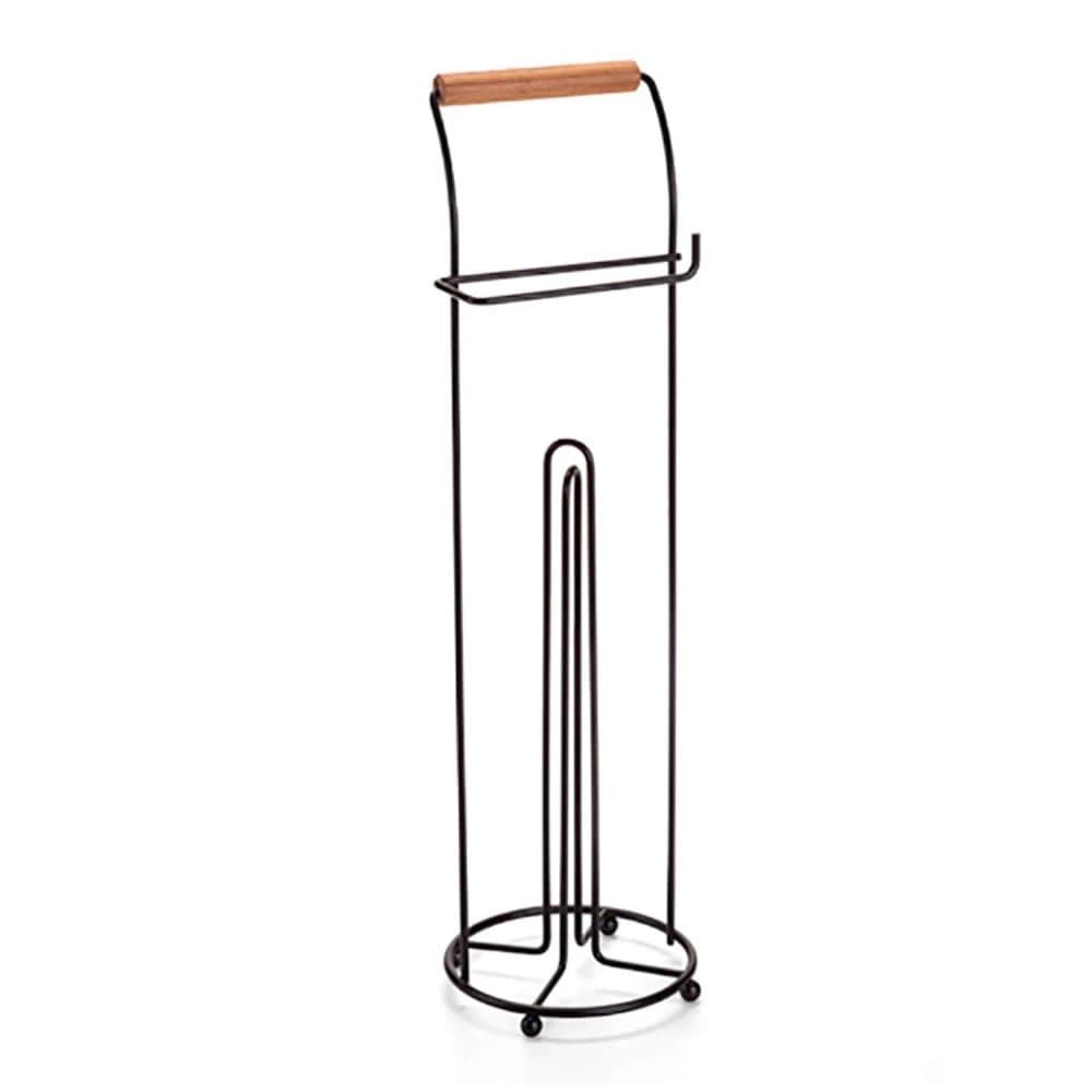 Suporte de Papel Higiênico De Chão Eco Design Black - Arthi