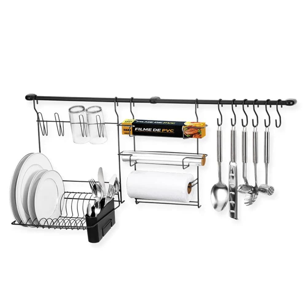 Suporte para Cozinha Cook Home Black - Arthi