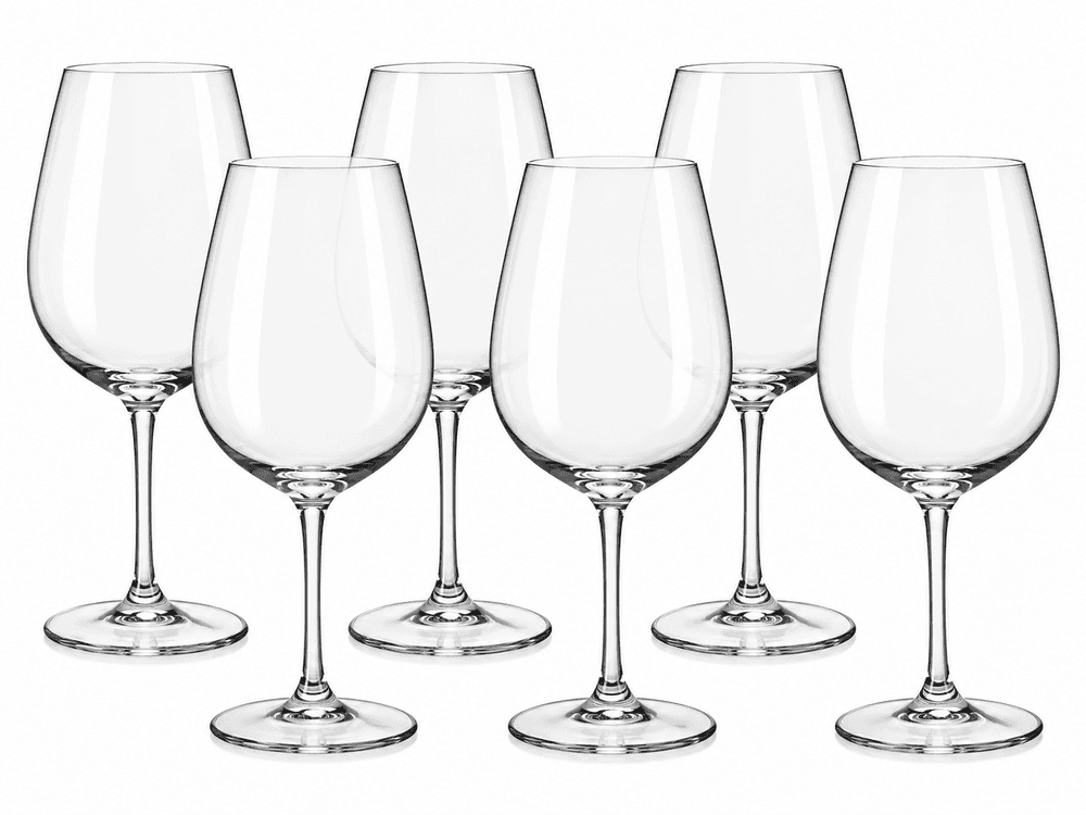 Taça de Cristal para Vinho Tinto Gastro 450ml 6 Peças