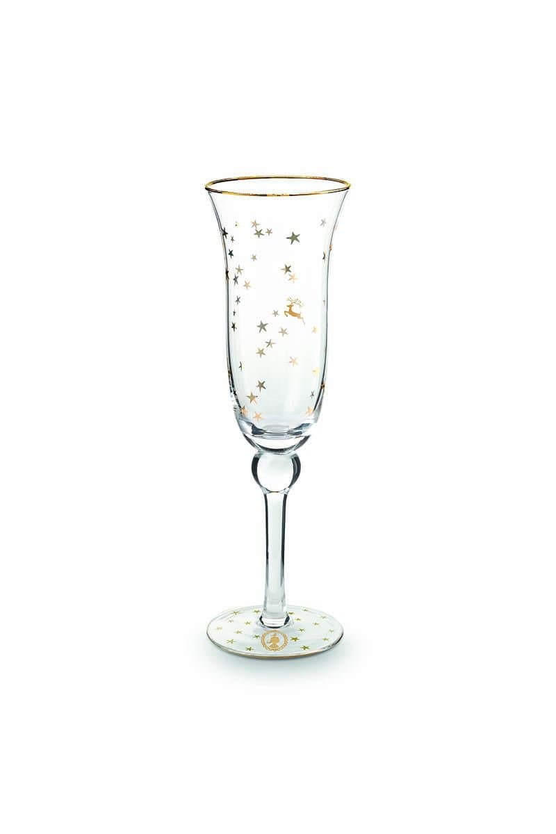 Taça para Champagne Stars Royal Christmas Natal Pip Studio 360 ml