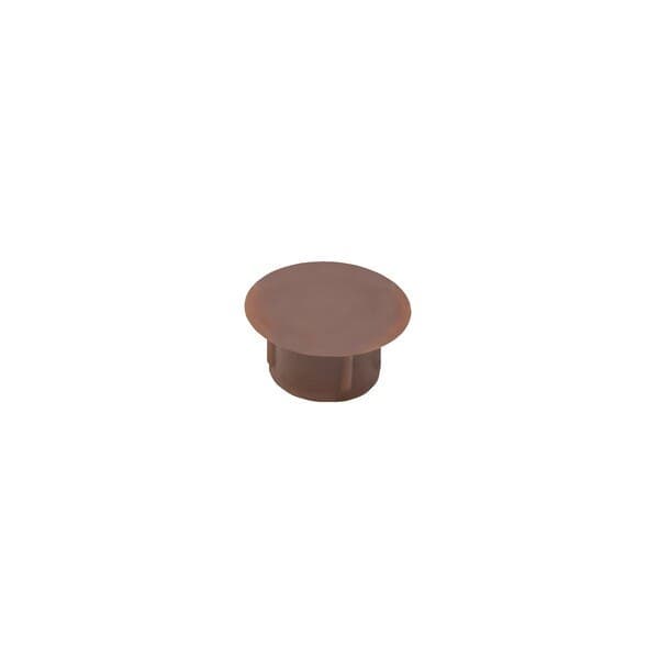 Tapa Furo 6mm Marrom Encaixe para Móveis Sfor 20 peças
