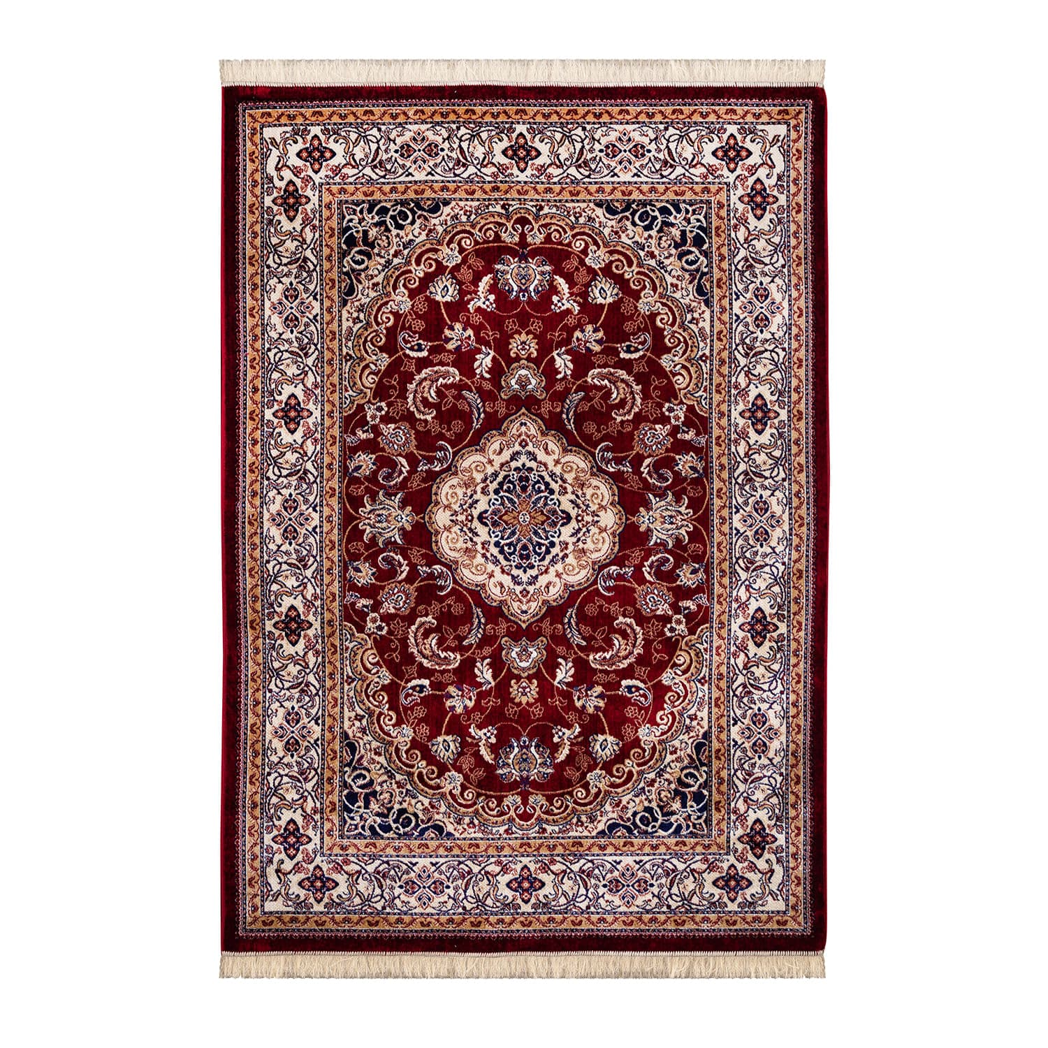 Tapete Bruxelas Cor 01 Vermelho 140x200cm - Edantex
