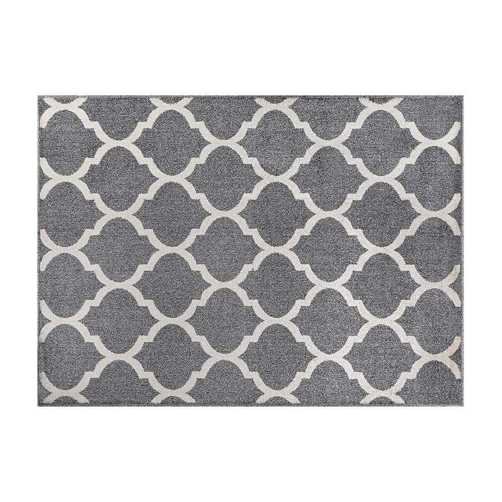 Tapete Classic Suprema 50x80cm Chumbo - Têxtil J. Serrano