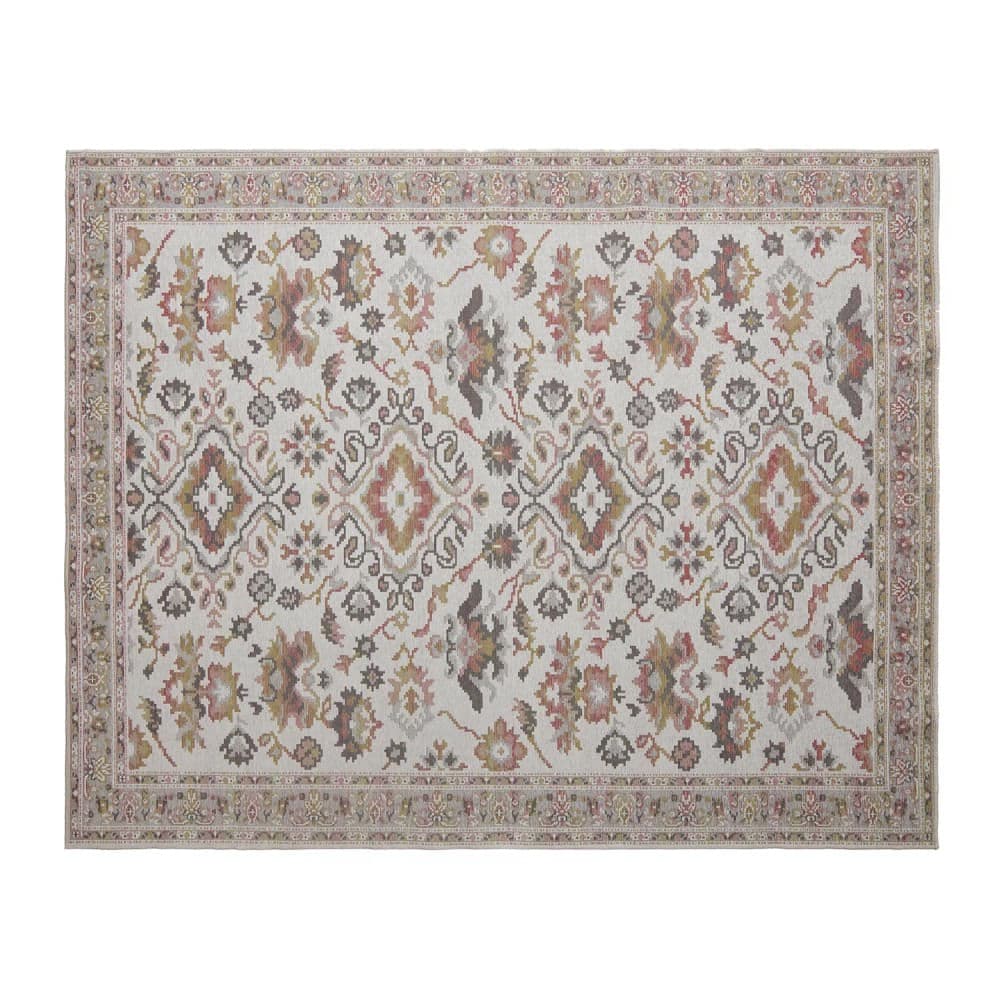 Tapete Funcional Medalhão 50x80cm Cinza - Têxtil J. Serrano