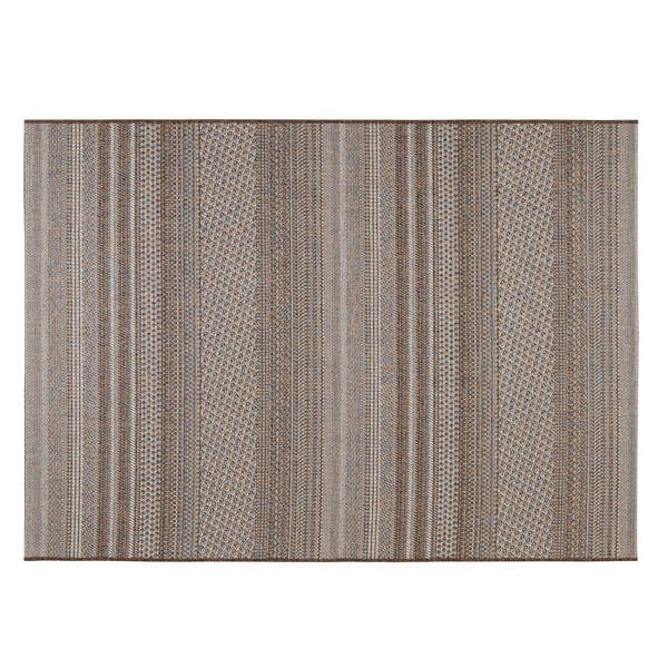 Tapete Retangular 1,5x2m J Serrano Listrado Marrom